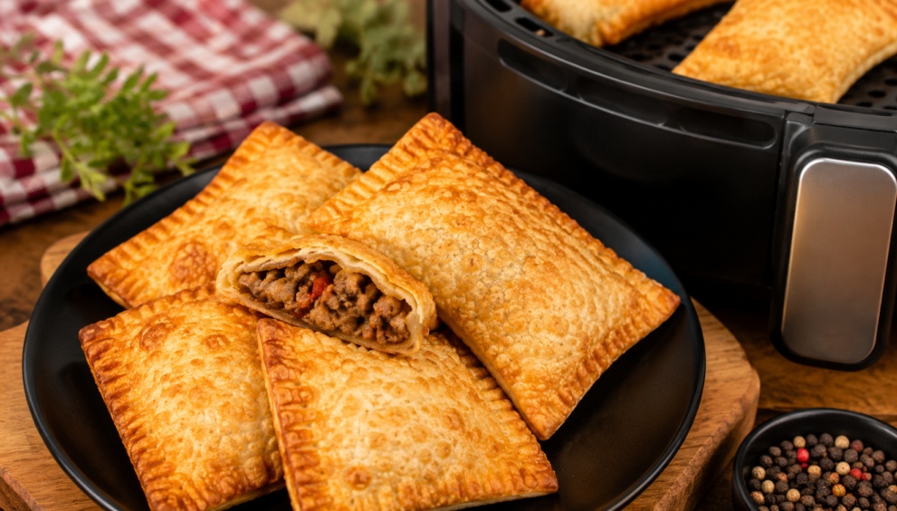 Como fazer pastel crocante e sem fritura na Air Fryer